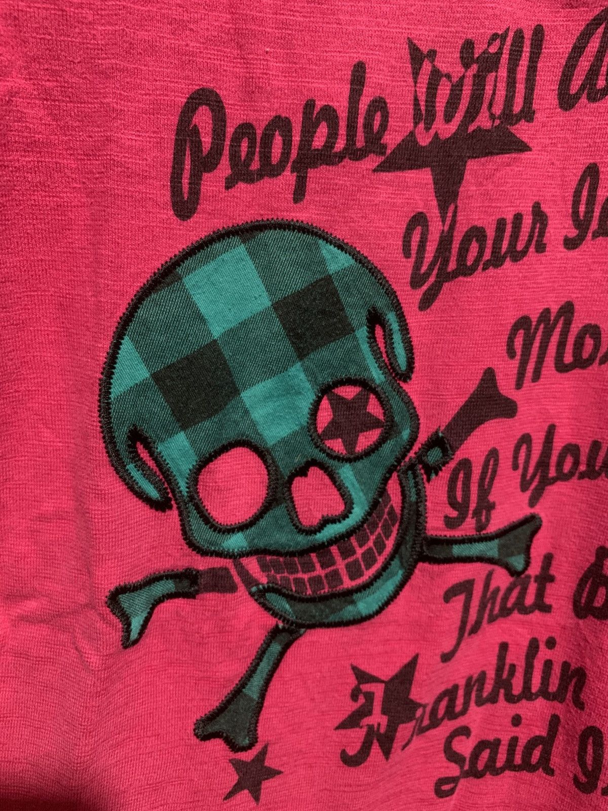 Hysteric Glamour × Undercover Japanese Skull Poem Triple Layer Punk Gothic LongSleeve Tee Size US L / EU 52-54 / 3 - 8 Thumbnail
