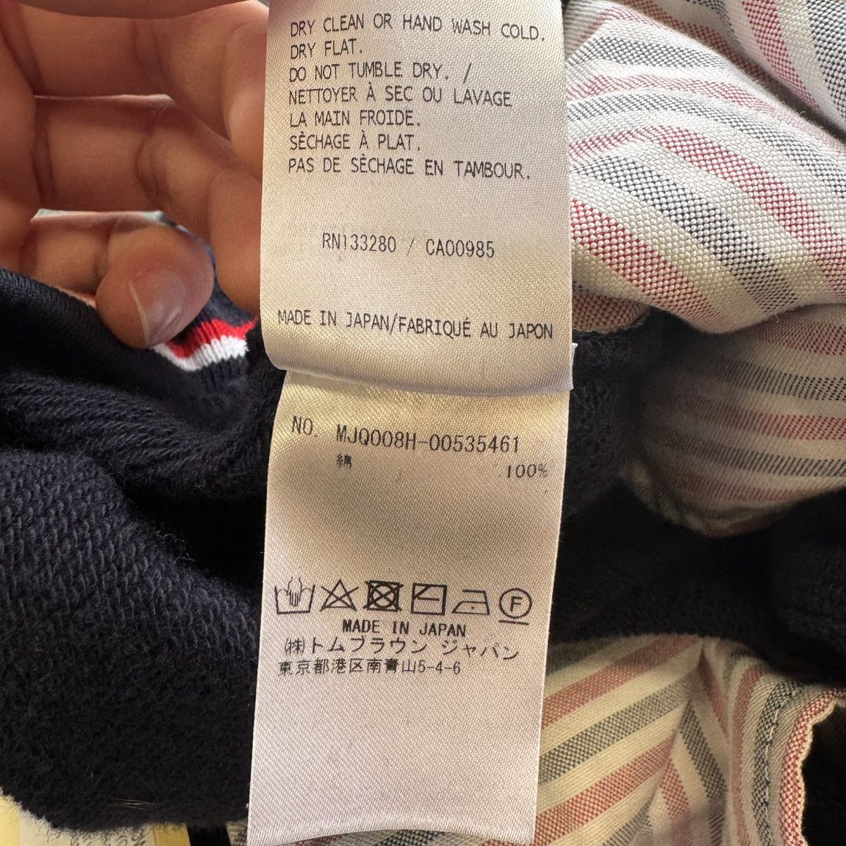 Thom Browne Thom Browne 4 Bar Sweatpants Navy Size US 40 / EU 56 - 6 Thumbnail
