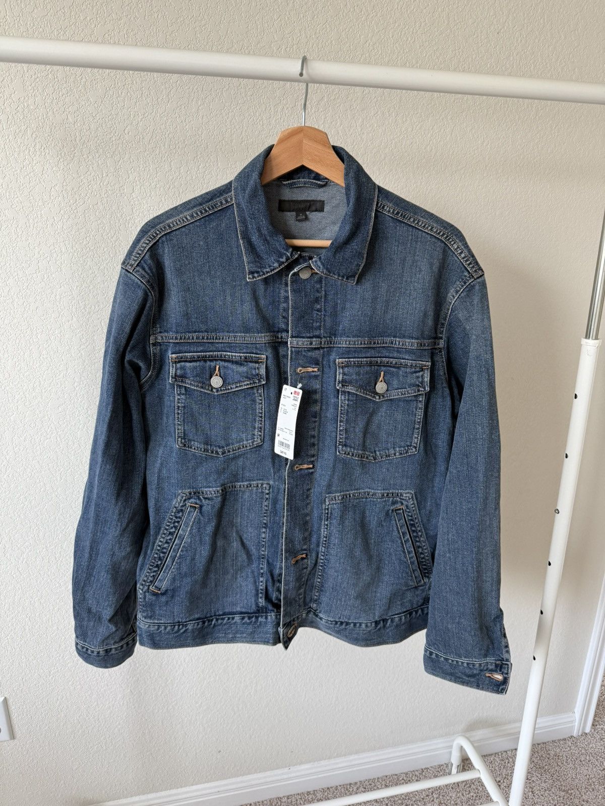 Uniqlo Denim Trucker Jacket Size US M / EU 48-50 / 2 - 2 Thumbnail