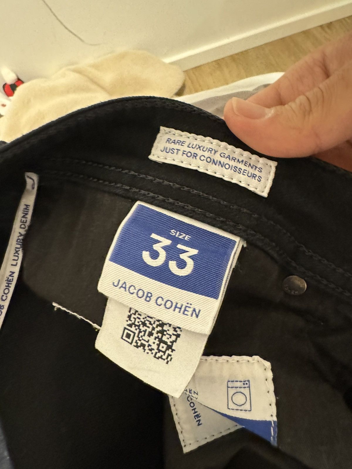 Jacob Cohen Jacob Cohen Black Jeans Size US 33 - 6 Thumbnail