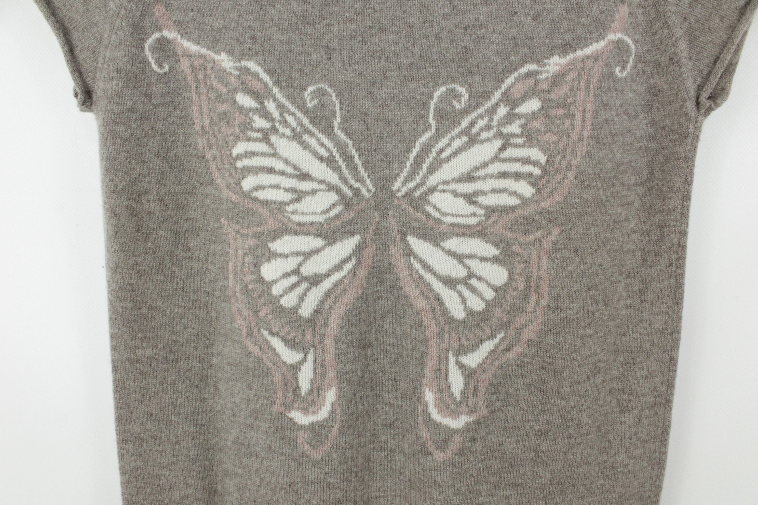 Zadig & Voltaire Zadig & Voltaire Butterfly Knit Cashmere Midi Dress Sweater Size XS / US 0-2 / IT 36-38 - 7 Thumbnail