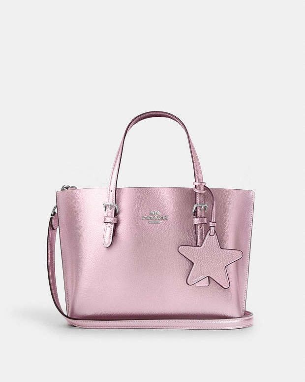 Coach NWT Coach Mollie Tote Bag 25 CX253 In metallic pink Limited Size ONE SIZE - 1 Thumbnail