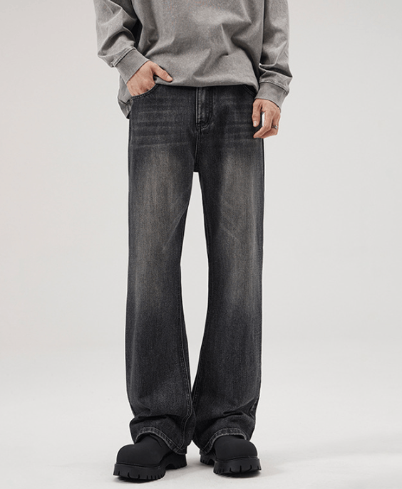 Japanese Brand × Jean American baggy retro scimitar flared distressed jeans Size US 32 / EU 48 - 1 Thumbnail
