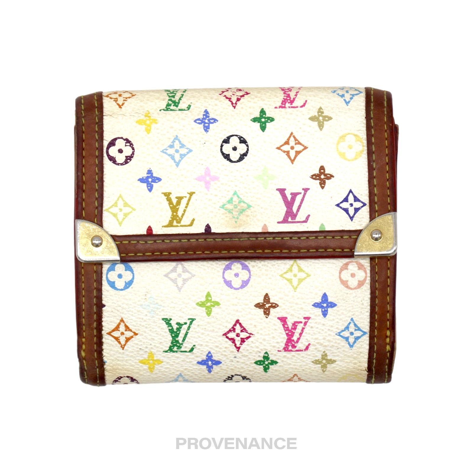 Louis Vuitton 🔴 Louis Vuitton Elise Trifold Wallet - Monogram Multicolore Size ONE SIZE - 1 Thumbnail
