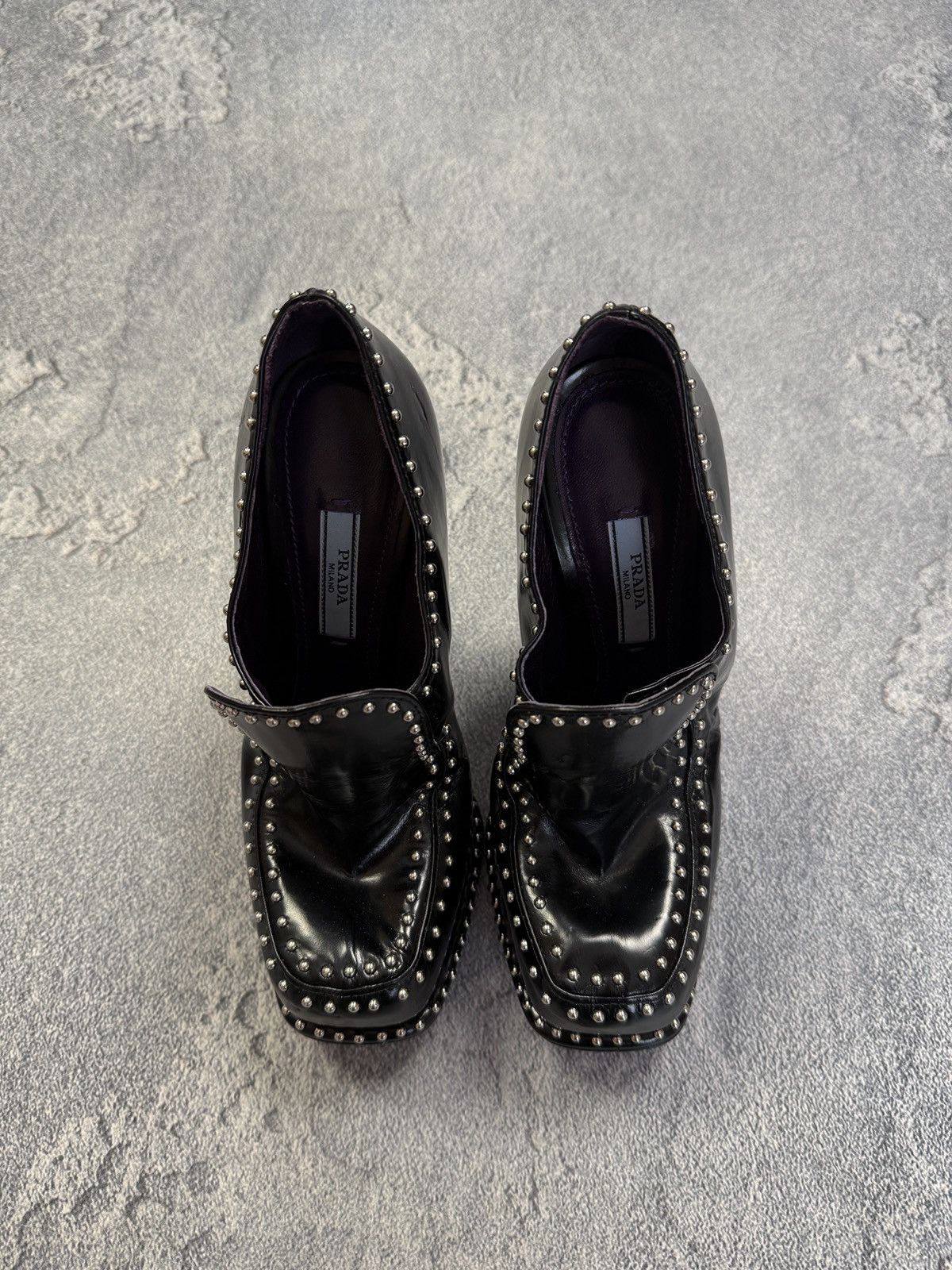 Prada Vintage Prada Platform Shoes Metal Size US 7 / IT 37 - 5 Thumbnail