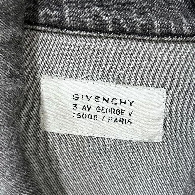 Givenchy Givenchy Black and white color-washed denim jacket Size US M / EU 48-50 / 2 - 5 Thumbnail
