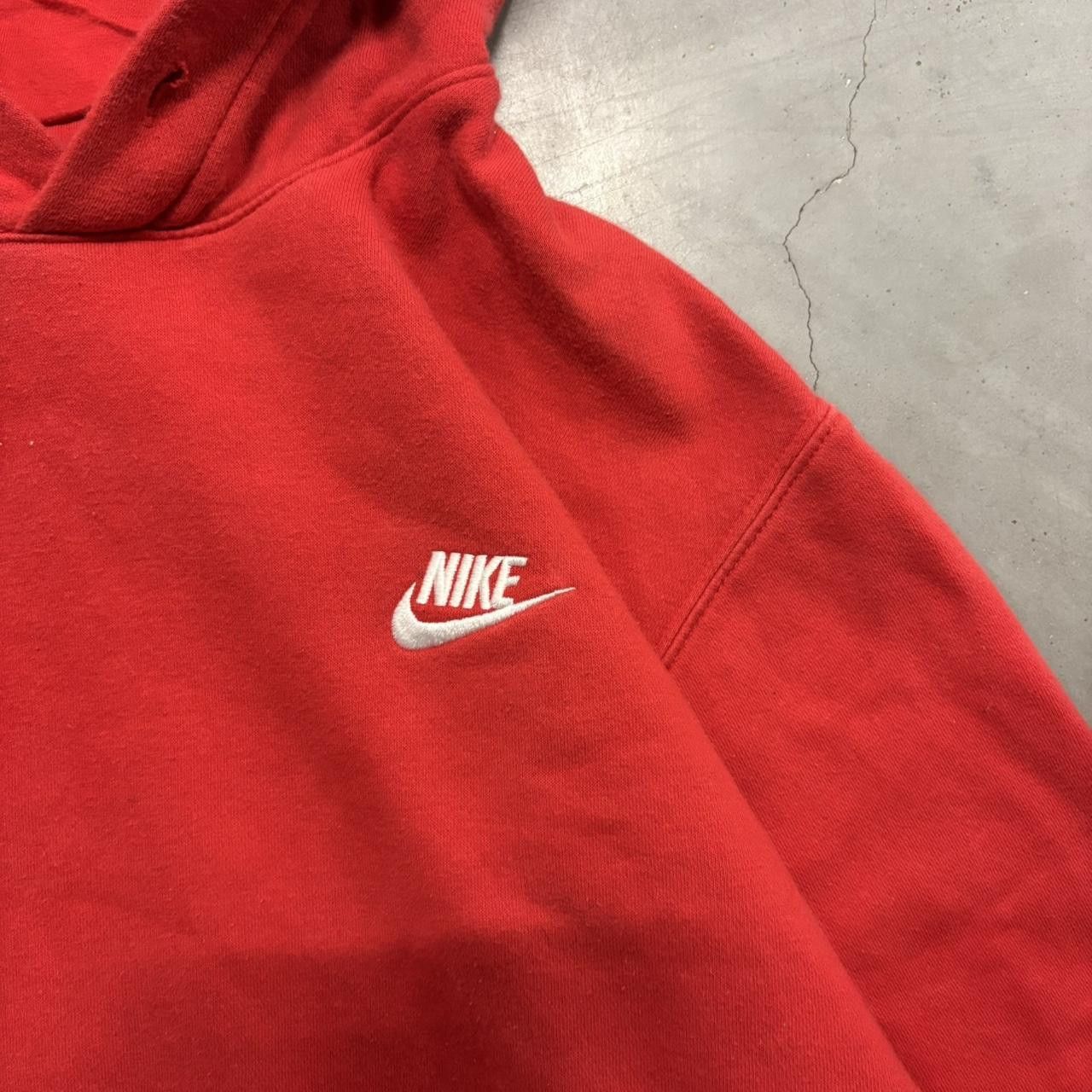 Nike Crazy Vintage Y2K/2000s Nike Red Streetwear Hoodie! Size US S / EU 44-46 / 1 - 2 Thumbnail