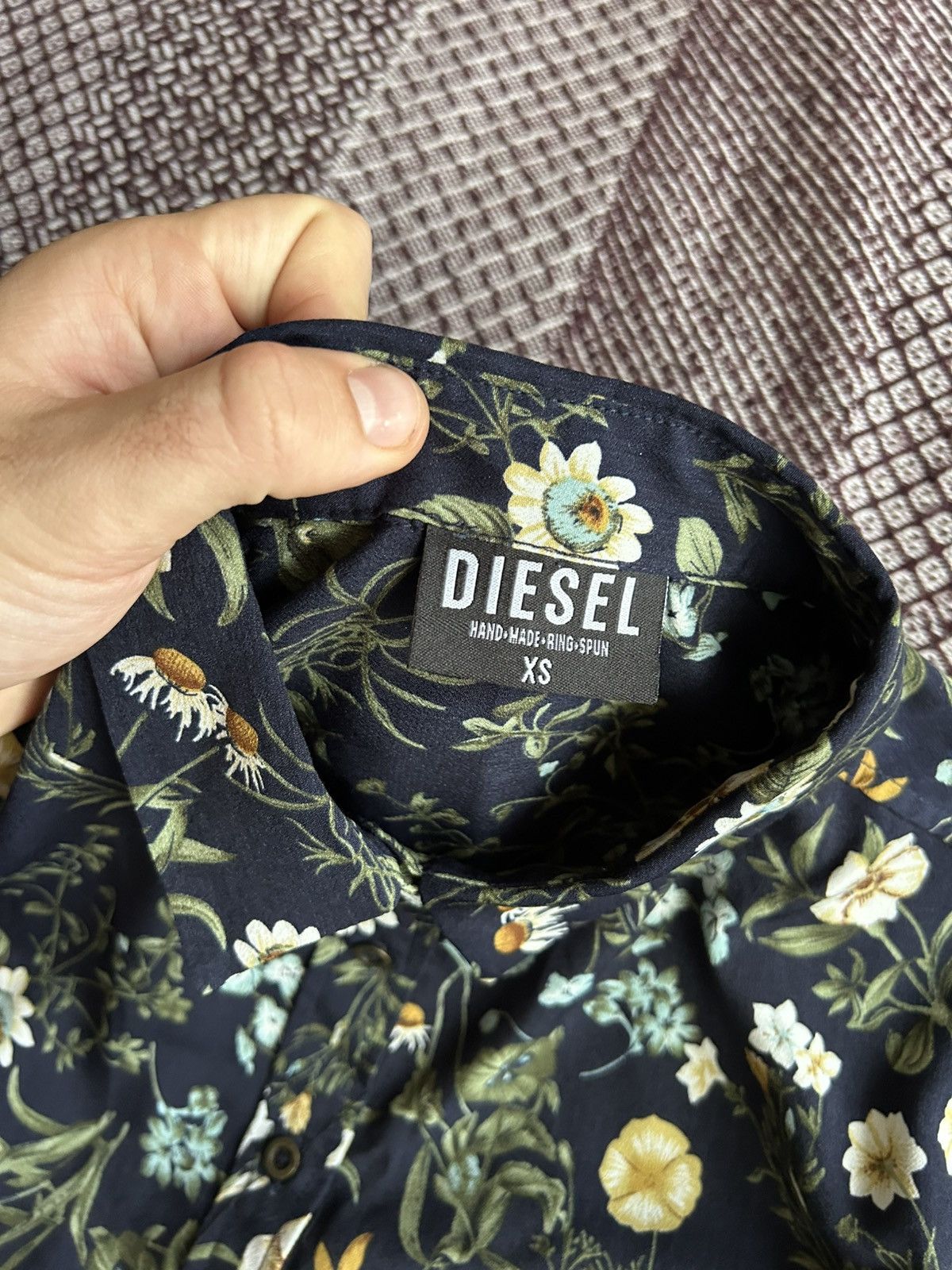 Diesel Diesel Women Shirt Floral Pattern Solid Style Size XS Size XS / US 0-2 / IT 36-38 - 4 Thumbnail