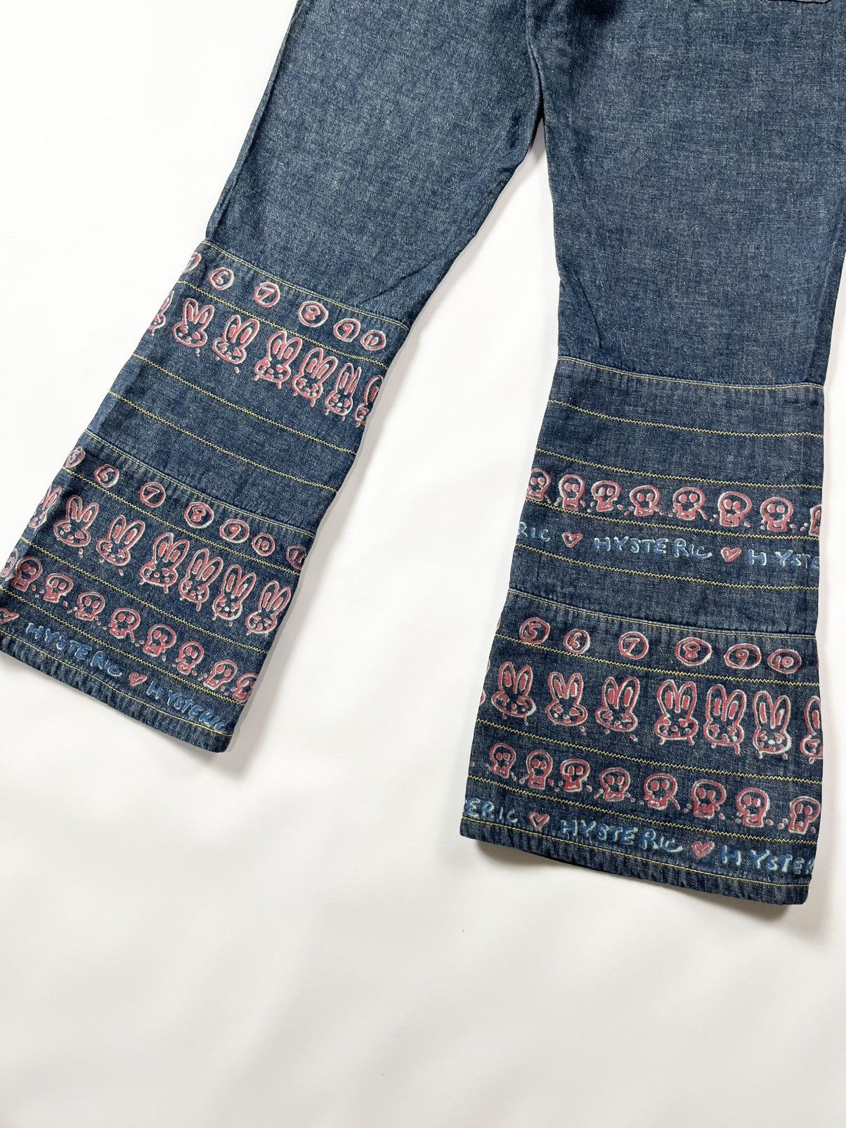 Hysteric Glamour HYSTERIC GLAMOUR KINKY FLARE JEANS Size 29" - 6 Thumbnail