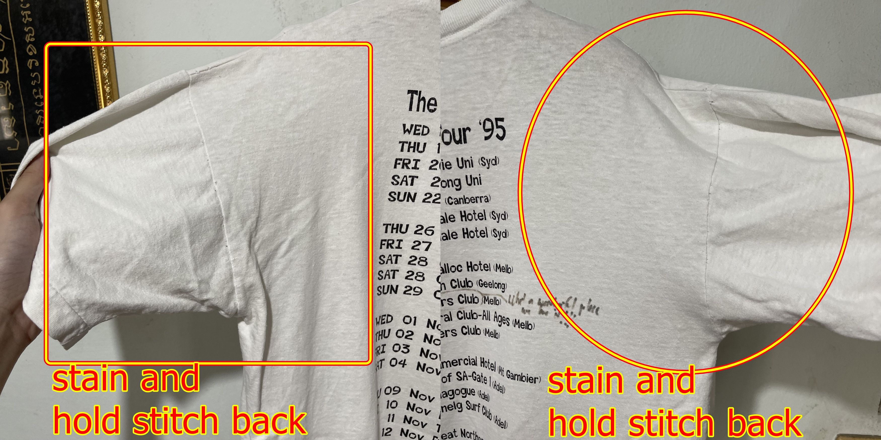 Band Tees Vintage 90s Powderfinger Sidewinder Fur Truckstop T-Shirt Size US M / EU 48-50 / 2 - 13 Thumbnail