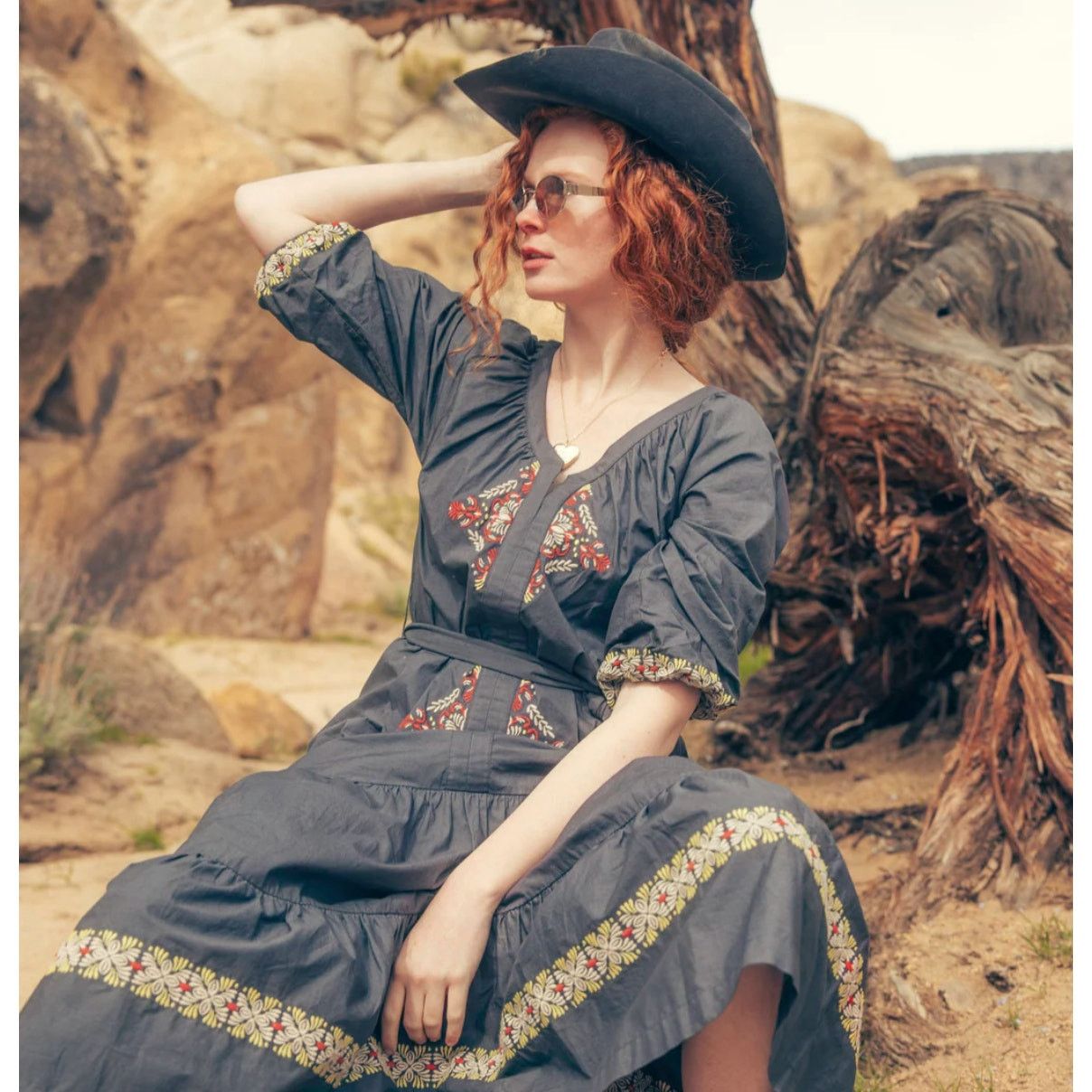 Other Sendero Provisions Mariana Dress Gray Size S / US 4 / IT 40 - 9 Thumbnail