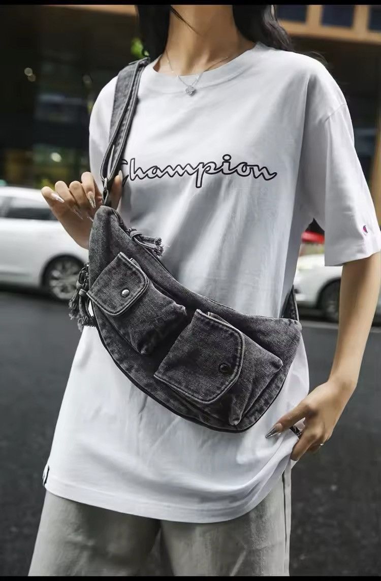 Vintage Denim Crossbody Bag Size ONE SIZE - 2 Thumbnail