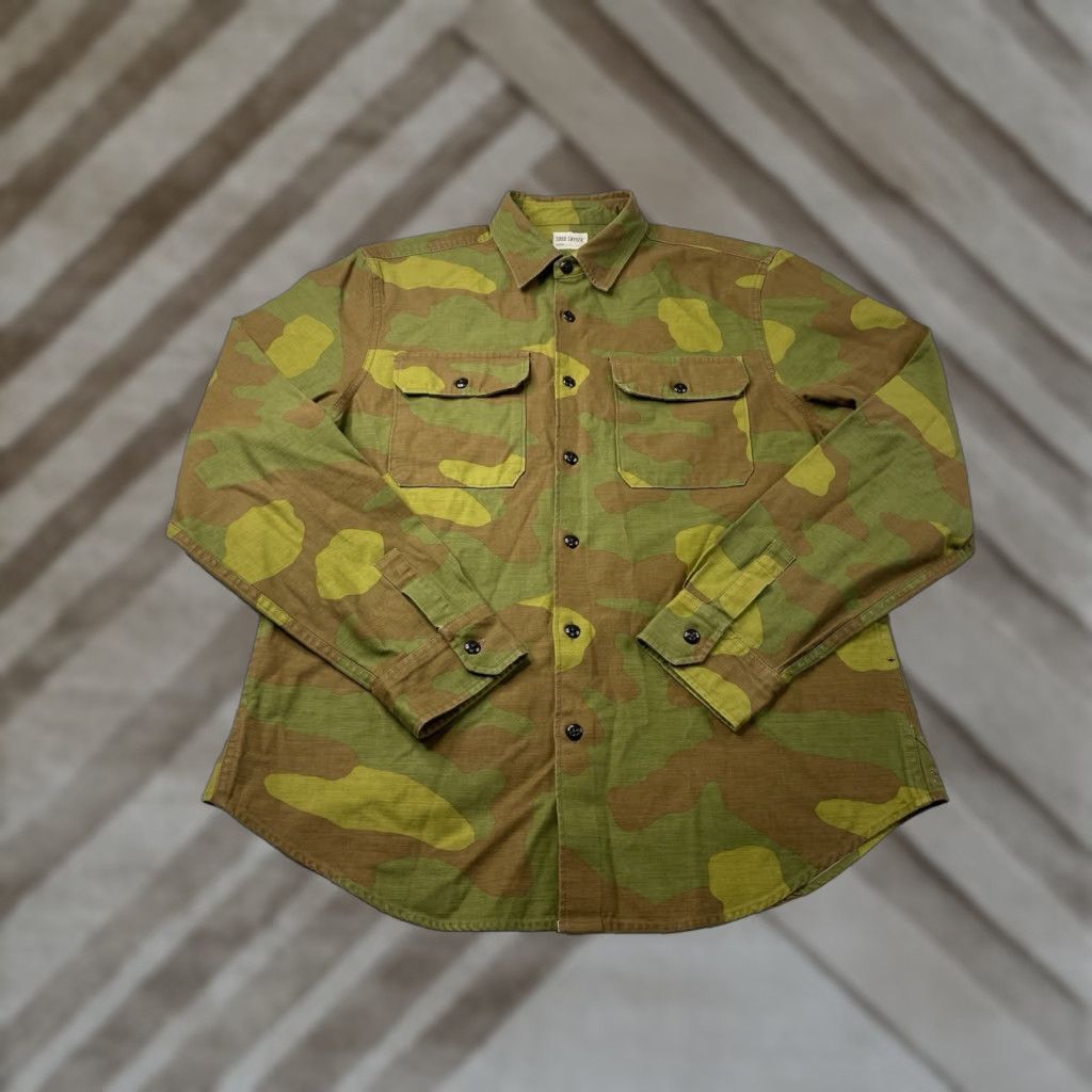 Todd Snyder Todd Snyder Camouflage Two Pockets Utility LS Shirt Men L Large Multicolor Long Sleeve Button-Up Size US L / EU 52-54 / 3 - 1 Thumbnail