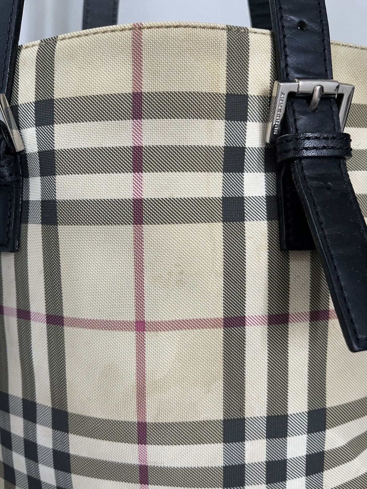 Burberry Vintage Burberry Bucket Nova Check Size ONE SIZE - 6 Thumbnail