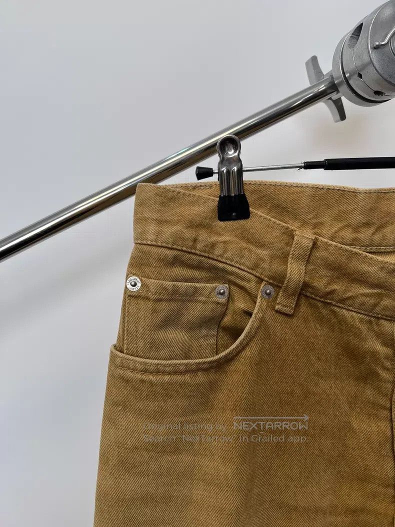 Helmut Lang Helmut Lang Brown Yellow Denim Pants Size US 30 / EU 46 - 4 Thumbnail