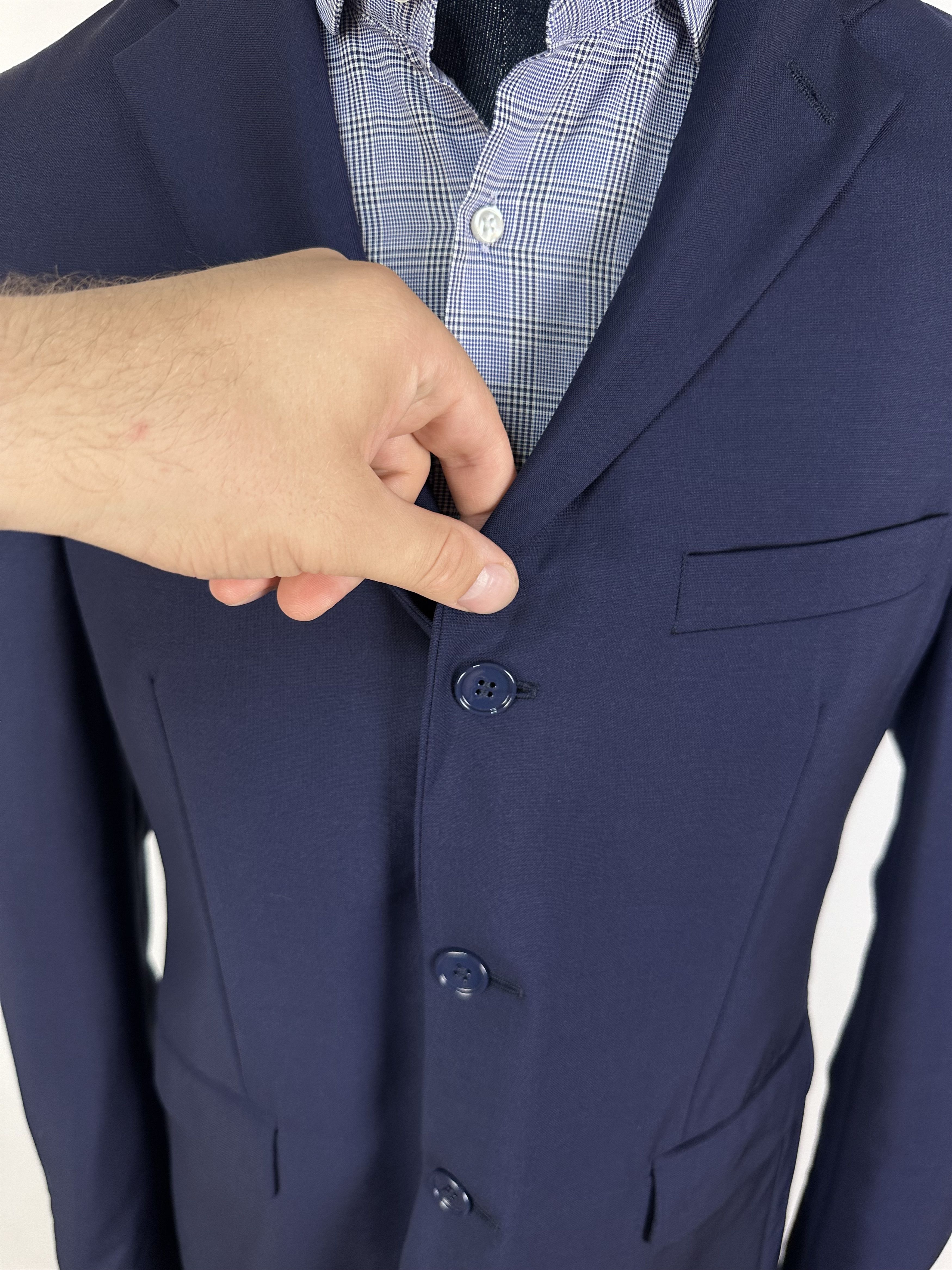 Acne Studios Acne Studios Drifter J PW MH Mens Blazer Jacket Blue Size 50 Size 50R - 4 Thumbnail