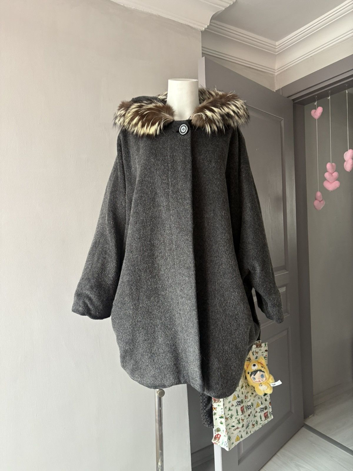 Vintage Vintage italian wool cape coat Size XL / US 12-14 / IT 48-50 - 4 Thumbnail