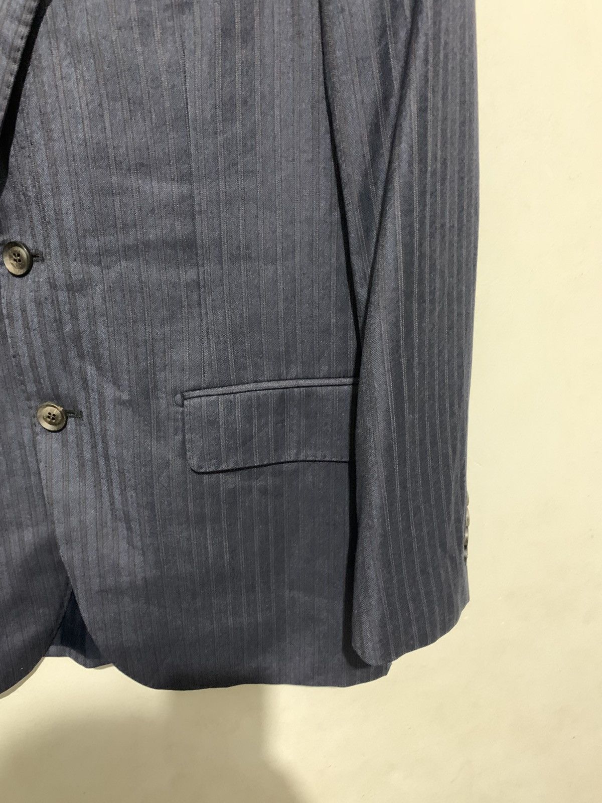 Loro Piana Loro Piana Maestro Cadel Suits Blazer Old Blue Size XL Size 40R - 4 Thumbnail