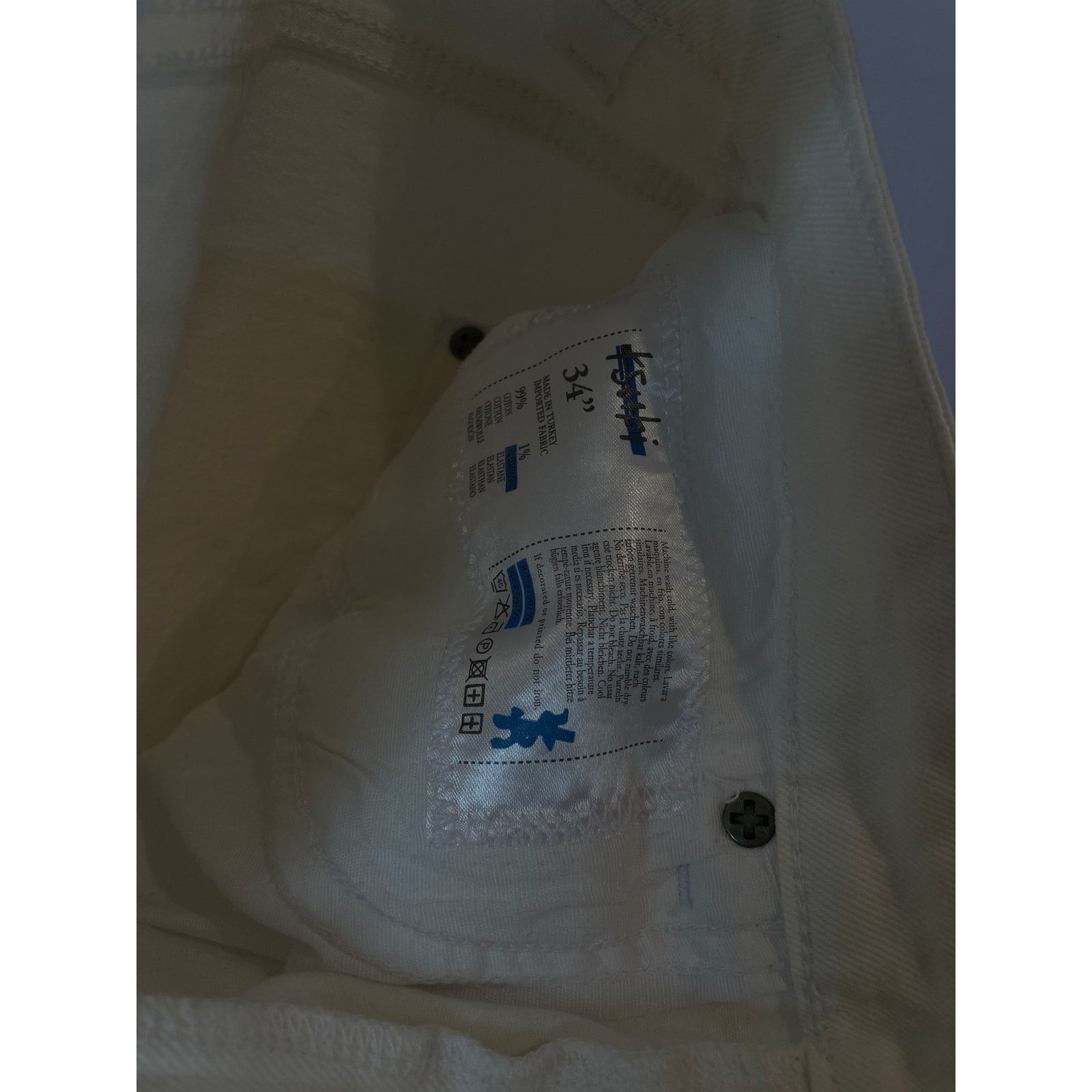 Ksubi Ksubi White Rhinestone Jeans Size US 34 / EU 50 - 6 Thumbnail