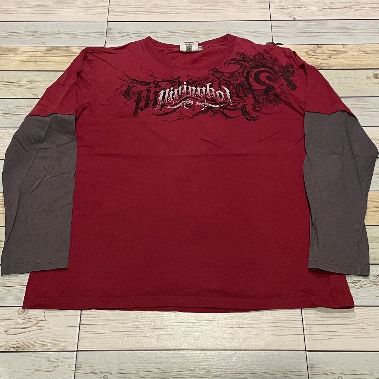 Affliction × Ed Hardy × Southpole Rare Wings Cross Longsleeve Y2K Affliction Style Size US XL / EU 56 / 4 - 1 Thumbnail