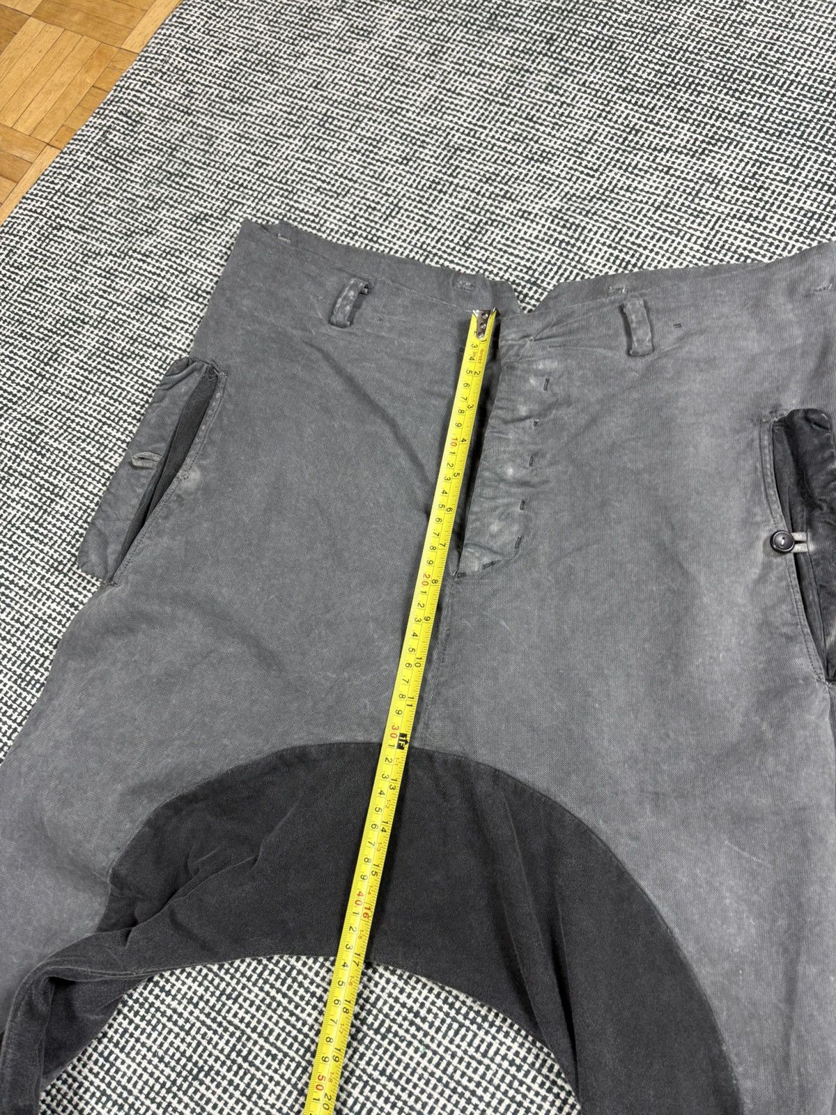 Lumen Et Umbra lumen et umbra raw two tone low crotch harem pants rare Size US 34 / EU 50 - 11 Thumbnail