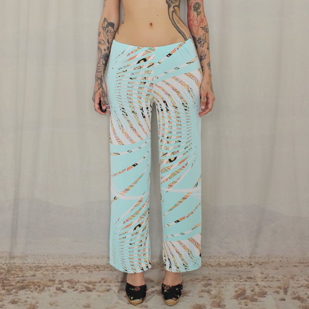 Other 🐬PAISLEY TEAL PANTS🐬 Size 28" / US 6 / IT 42 - 1 Thumbnail