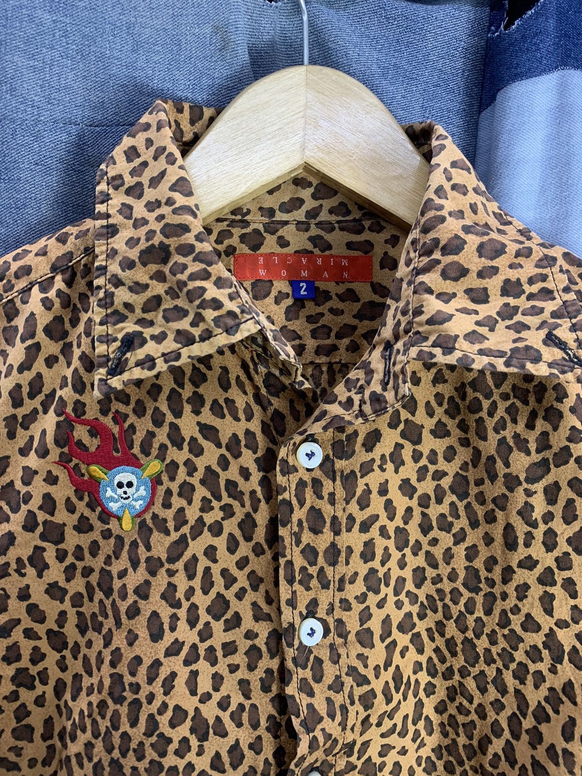 14th Addiction × Hysteric Glamour × Japanese Brand MIRACLE WOMEN SKULLS LEOPARD STYLE Size US M / EU 48-50 / 2 - 5 Thumbnail
