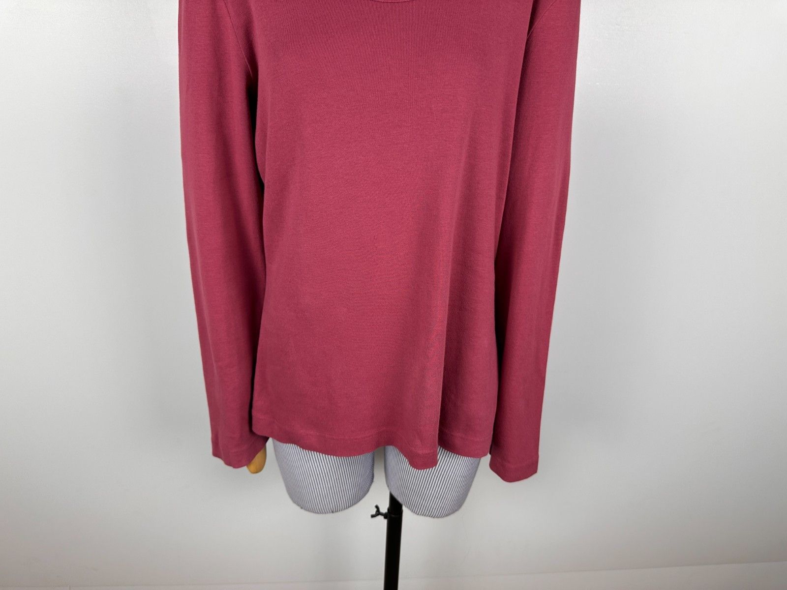 OSKA OSKA Red Long Sleeve Round Neck Top Blouse Shirt Size 3 Size L / US 10 / IT 46 - 3 Thumbnail