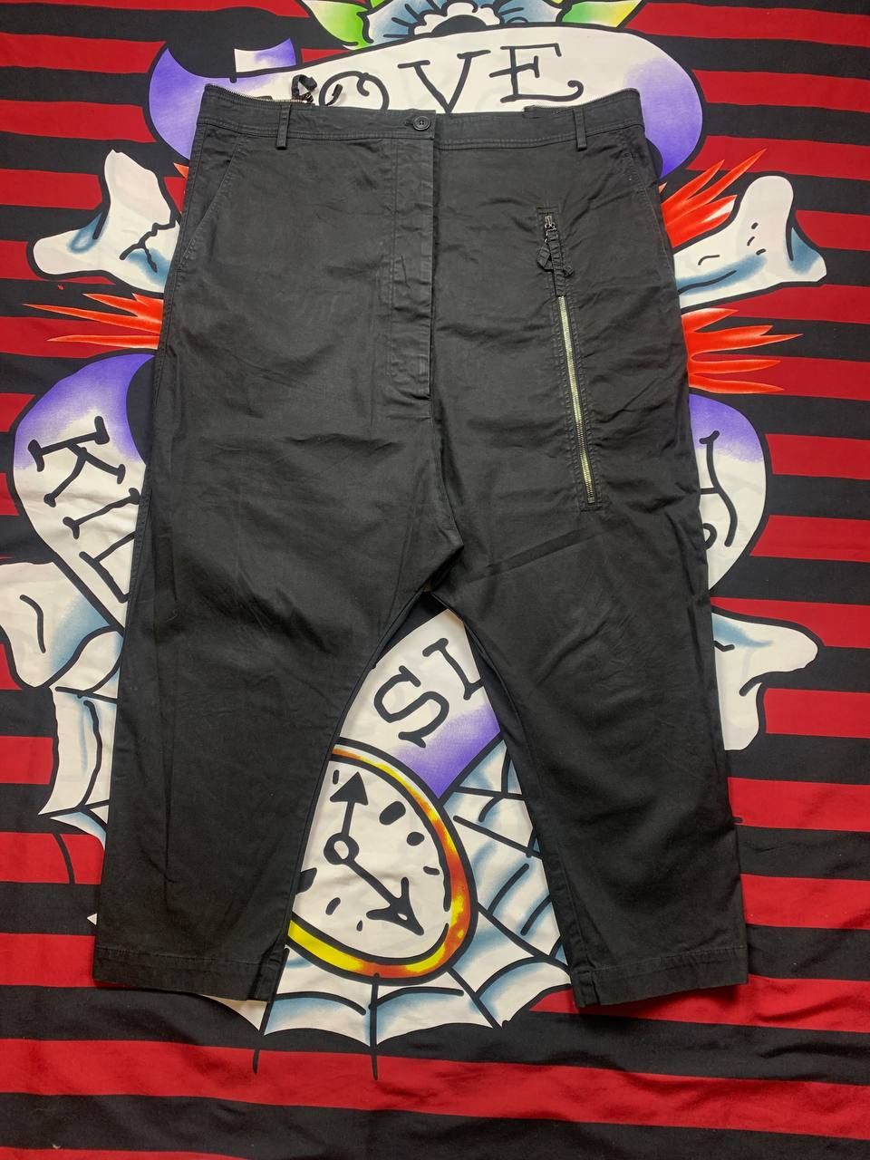 Rundholz Rundholz DIP zip waist black avantgarde pants Size M Size 28" / US 6 / IT 42 - 1 Thumbnail