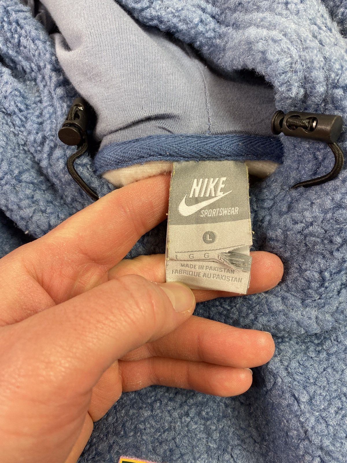 Nike × Vintage Vintage Nike Court Hoodie Center Logo Fleece Hoodie Y2K Boxy Size US M / EU 48-50 / 2 - 4 Thumbnail