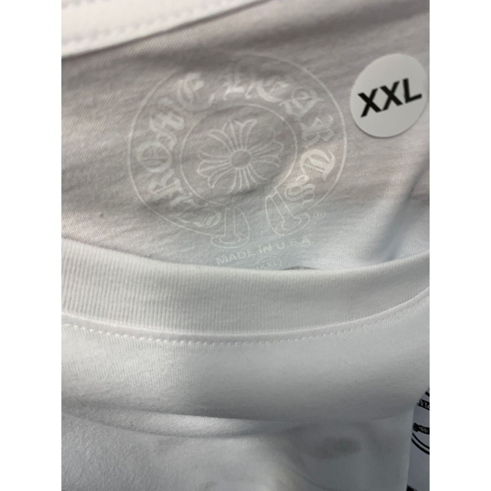 Chrome Hearts Chrome Hearts Long Sleeve Foti Tee White Size XXLarge NEW Size US XXL / EU 58 / 5 - 3 Thumbnail
