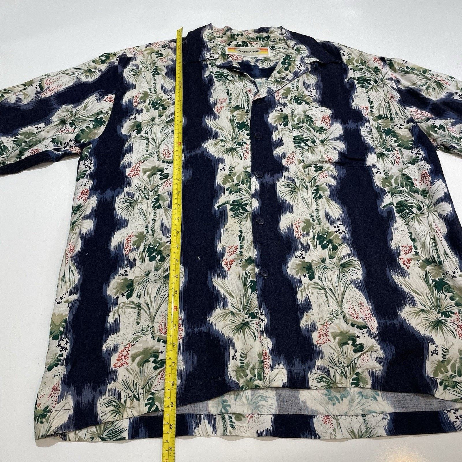 Cool Shirtz VTG 90s Sunset Highway Men’s Rayon Hawaiian Camp Shirt XL Size US XL / EU 56 / 4 - 4 Thumbnail