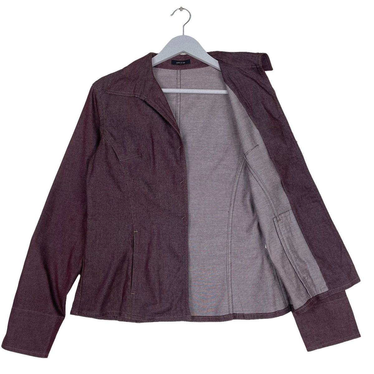 💥COMME CA ISM CROPPED LIGHT BUTTON JACKET