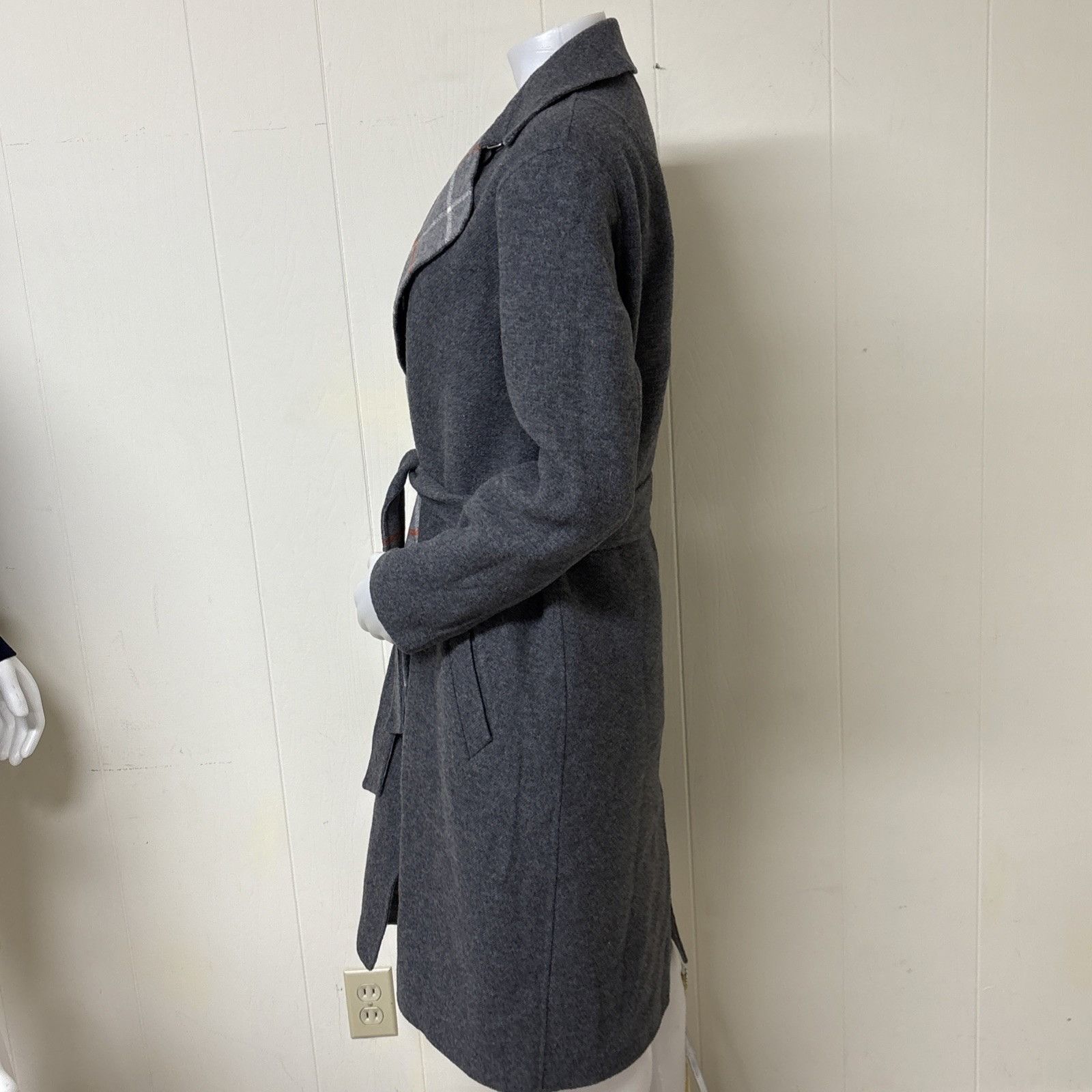 Rag & Bone Rag & Bone Rach Reversible Coat Womens S Belted Wool Blend G Size S / US 4 / IT 40 - 6 Thumbnail