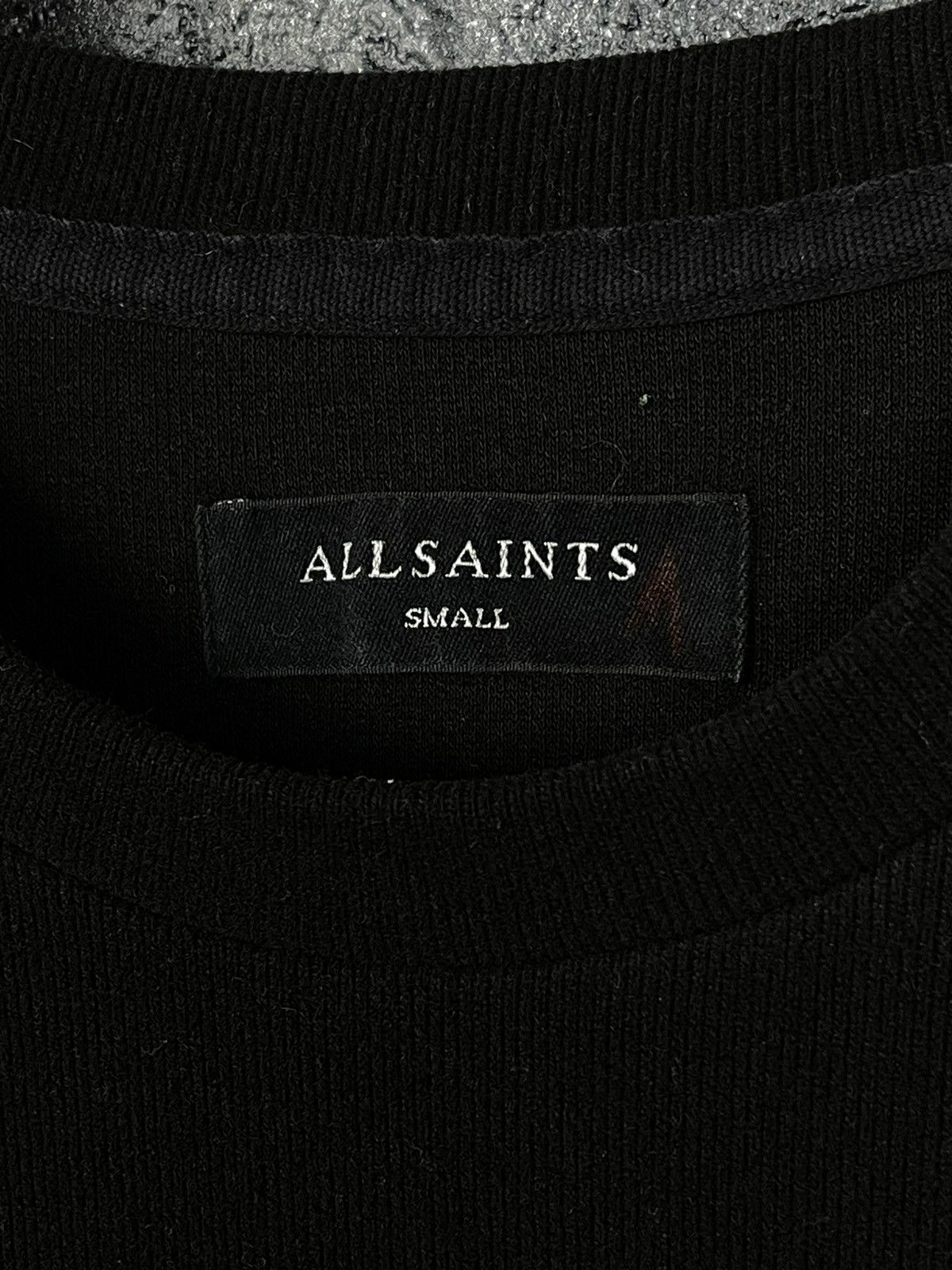 Allsaints All Saints Theo LS Crew Black Sweatshirt Men’s Size S Size US S / EU 44-46 / 1 - 7 Thumbnail