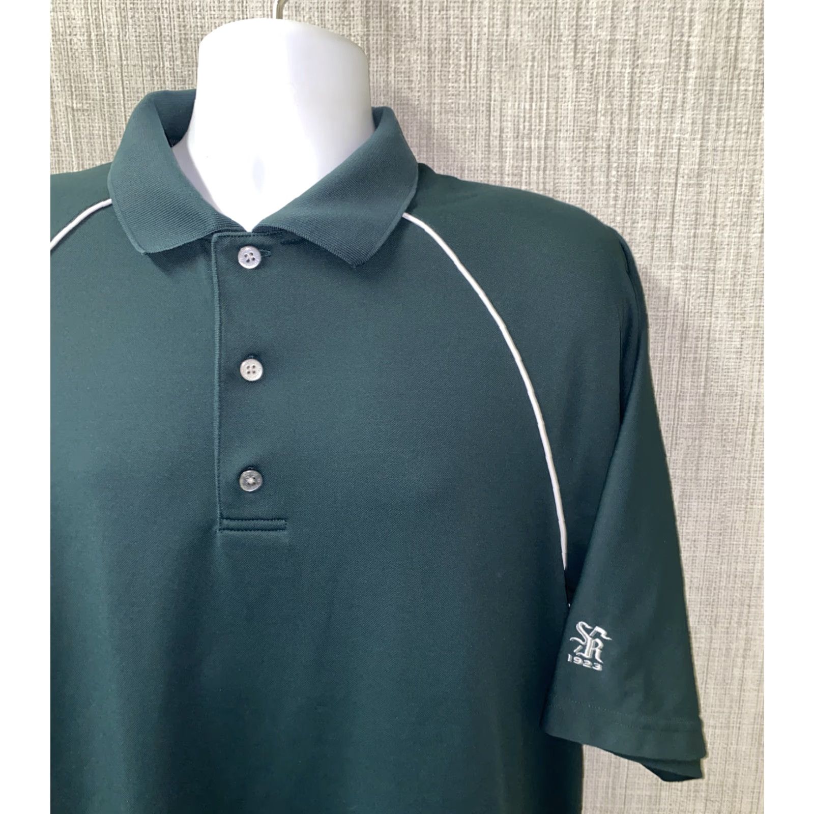 Footjoy FootJoy Shirt Mens Green Short Sleeve Golf Polo Size L Size US L / EU 52-54 / 3 - 2 Thumbnail