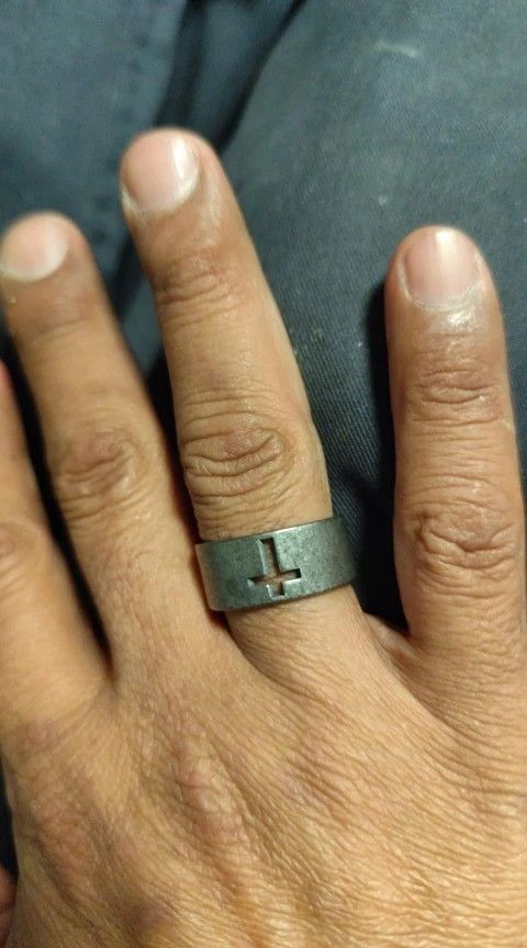 Jewelry Christian Cross Ring Jewelry Streetwear Fashion Gift Size ONE SIZE - 6 Thumbnail