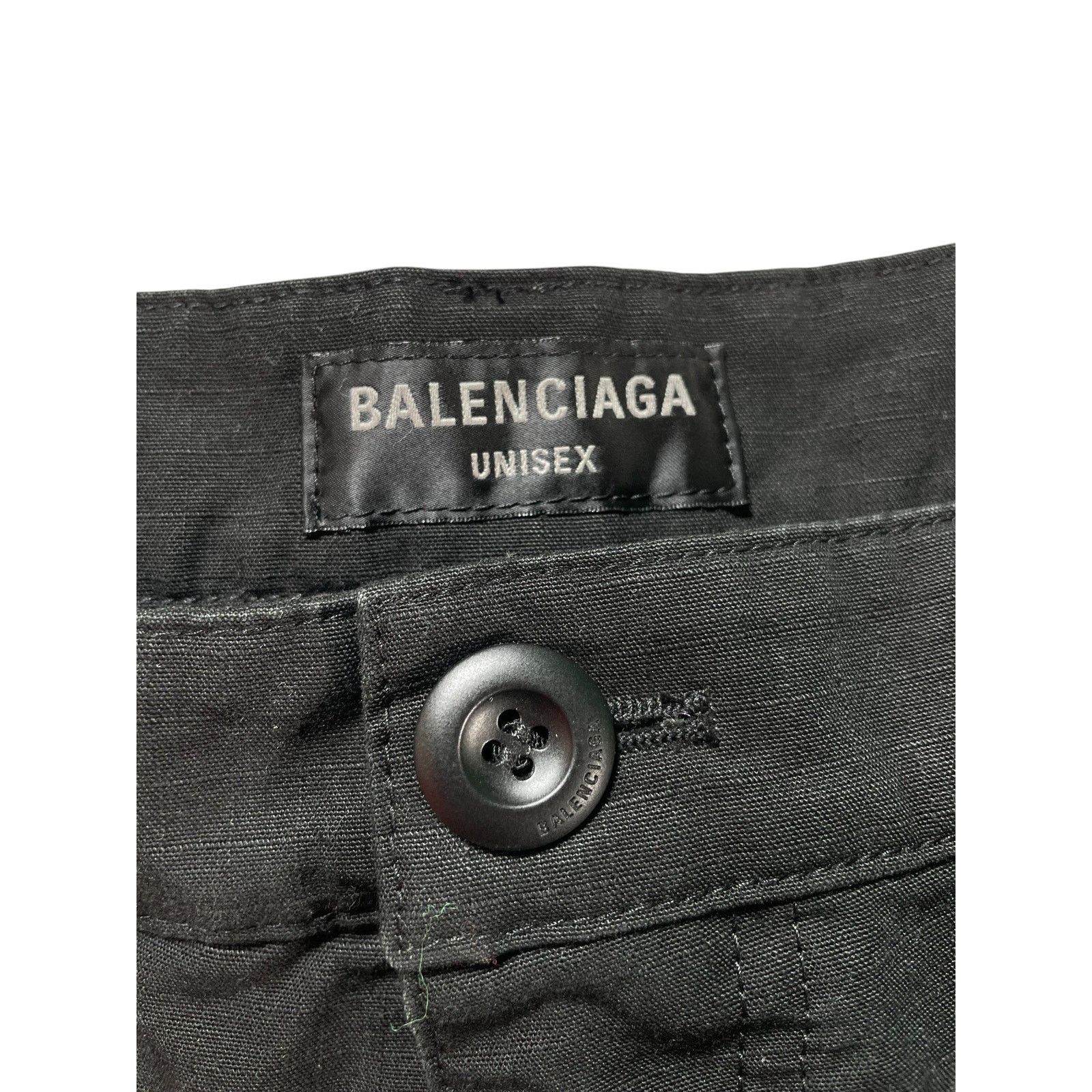 Balenciaga Balenciaga Black Cargo Pants Size US 28 / EU 44 - 2 Thumbnail