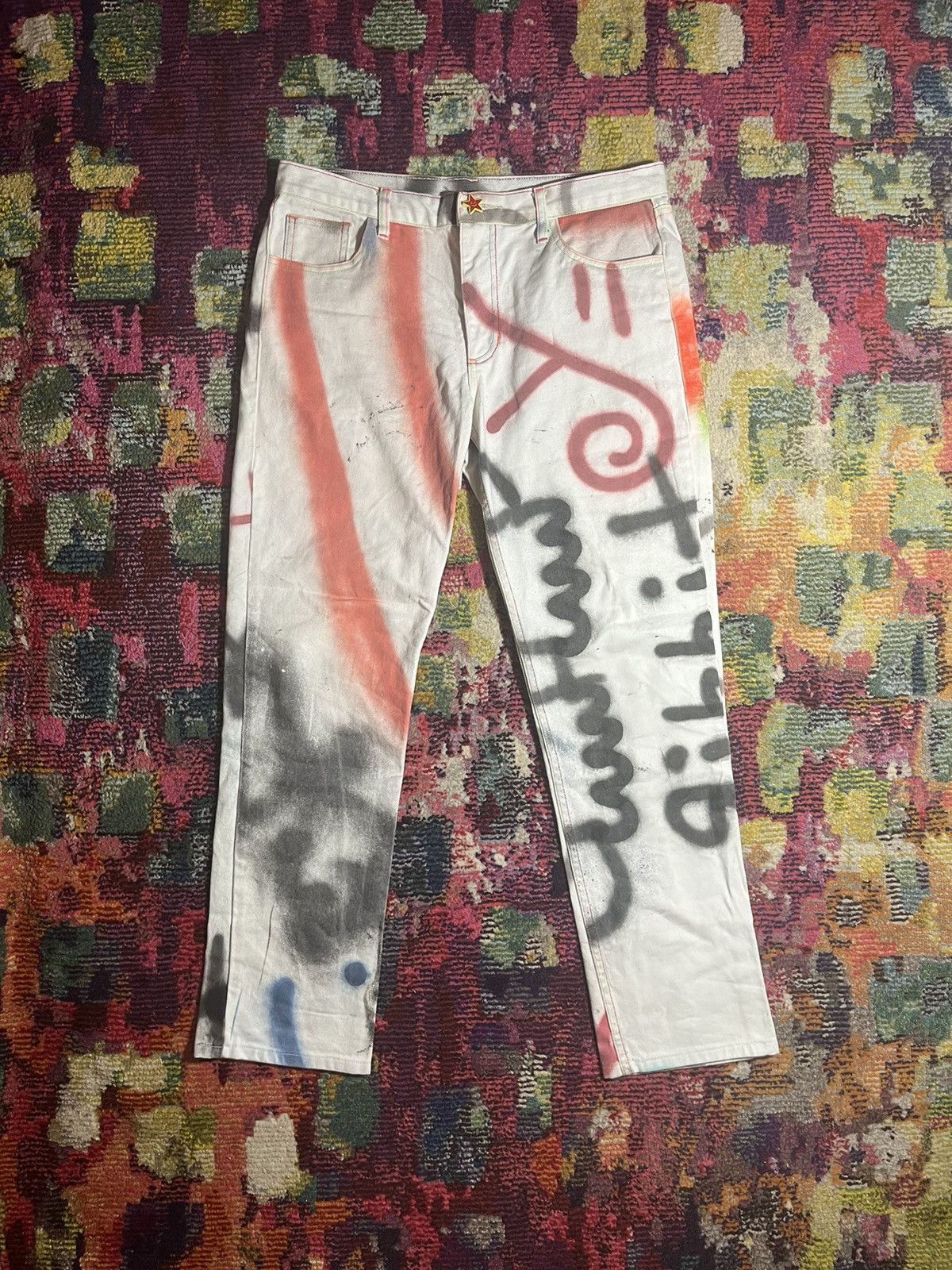 Asspizza × Robins Jeans Asspizza Denim Therapy 36 Size US 35 - 1 Thumbnail