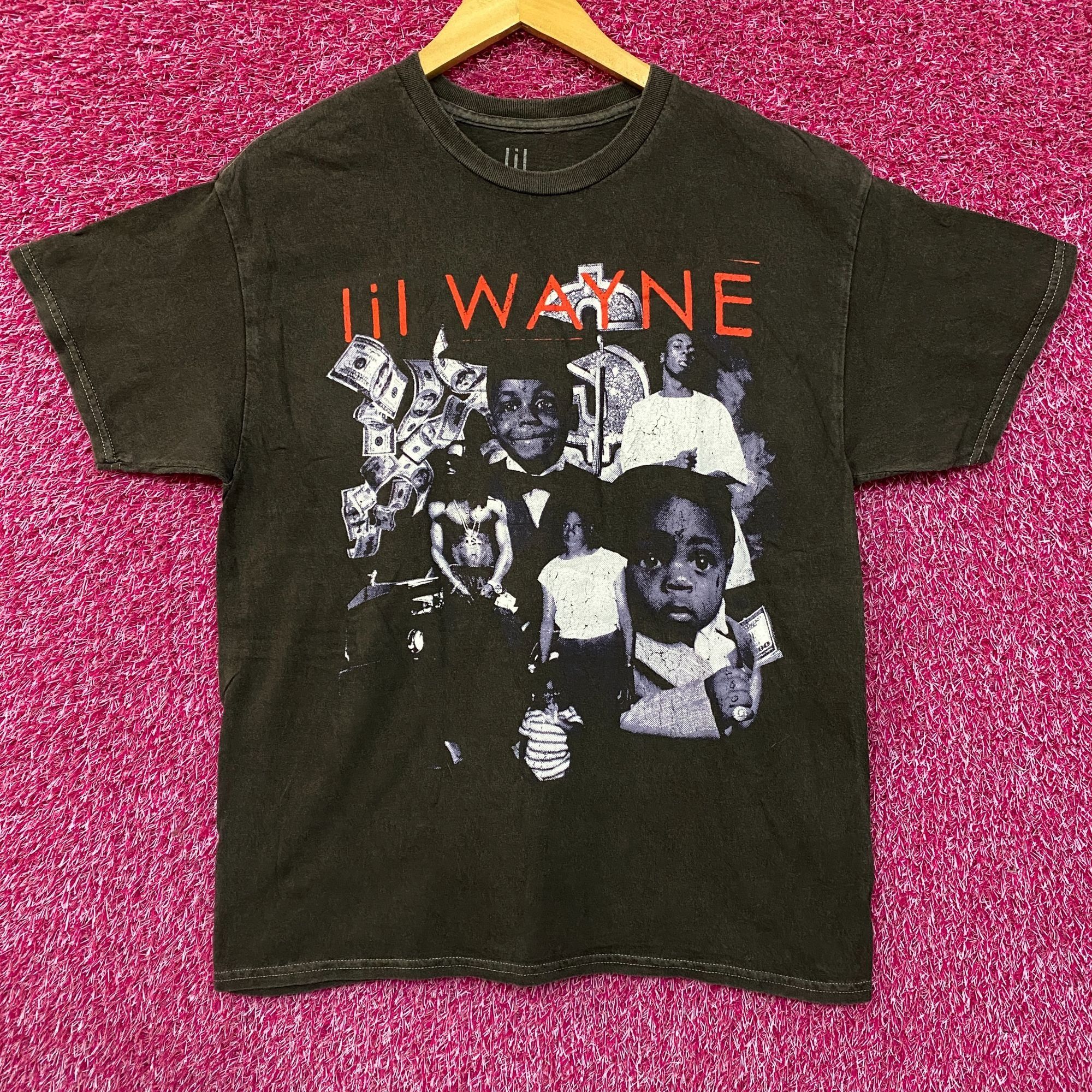 Lil Wayne Lil Wayne The Carter Album Covers Graphic Design T-shirt Med Size US M / EU 48-50 / 2 - 1 Thumbnail