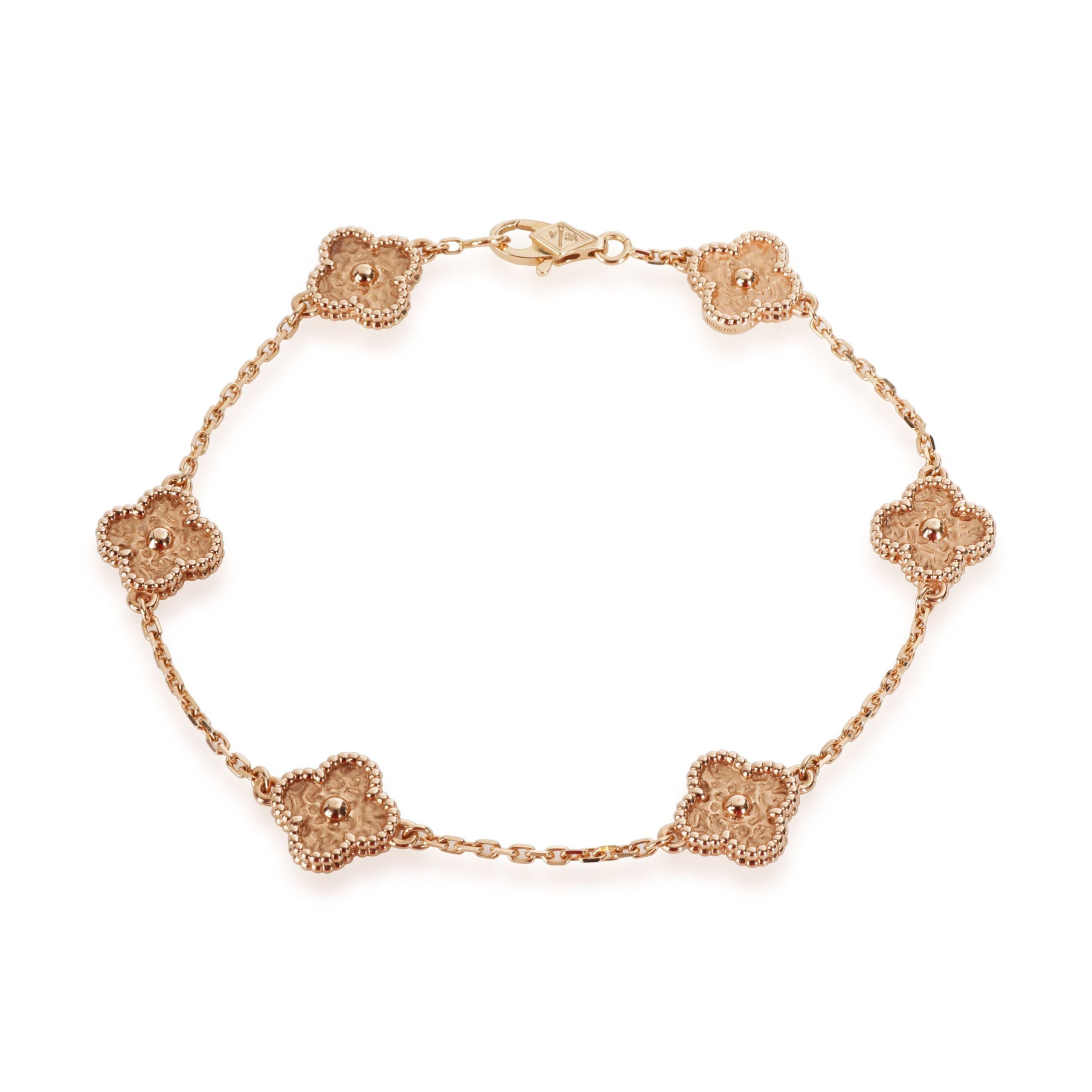 Van Cleef Arpels Sweet Alhambra Bracelet in 18K Rose Gold