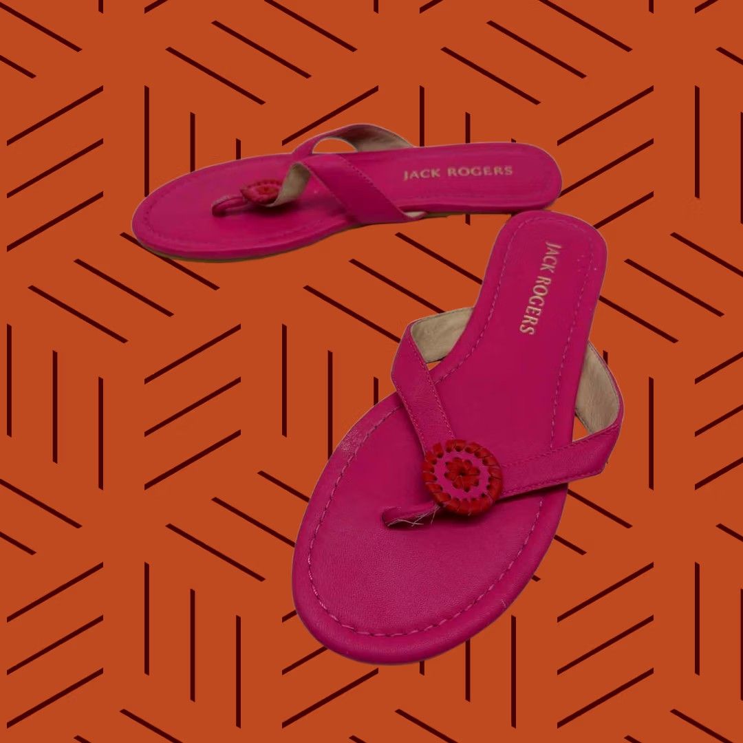 Jack Rogers Jack Rogers Pink Size 9 Thong Sandals Size US 9 / IT 39 - 1 Thumbnail