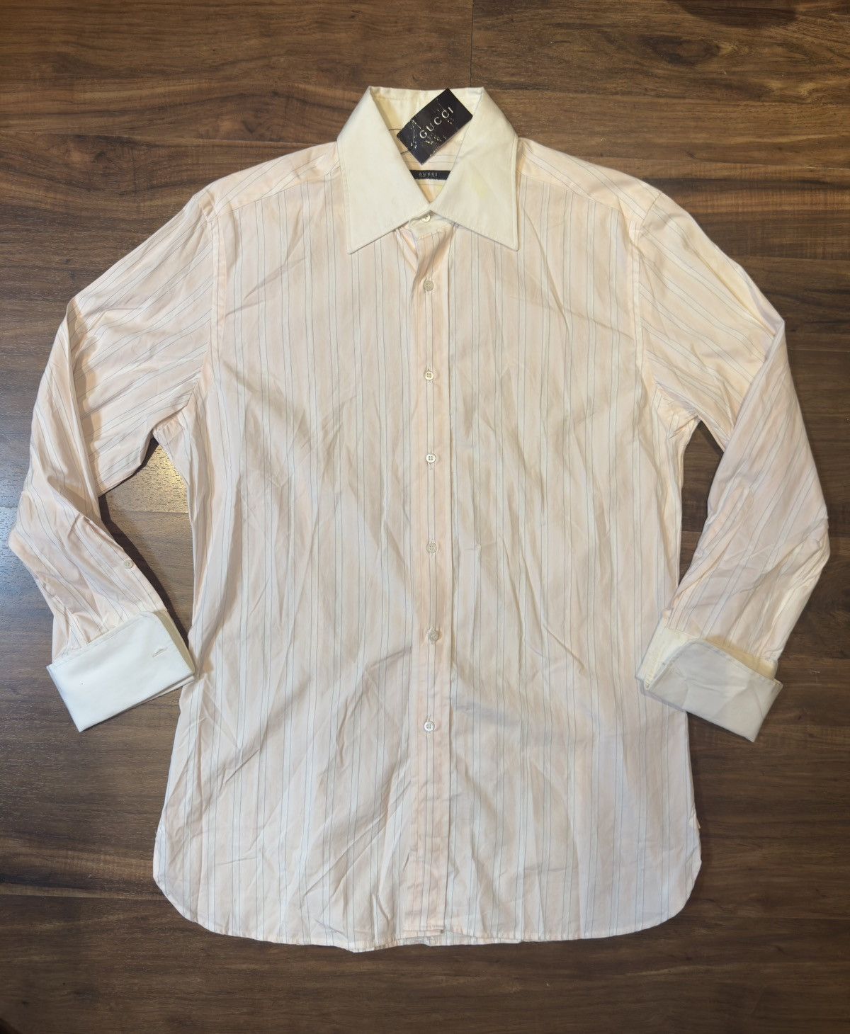 Gucci Gucci Pink Striped Long Sleeves Size US XXS / EU 40 - 1 Thumbnail