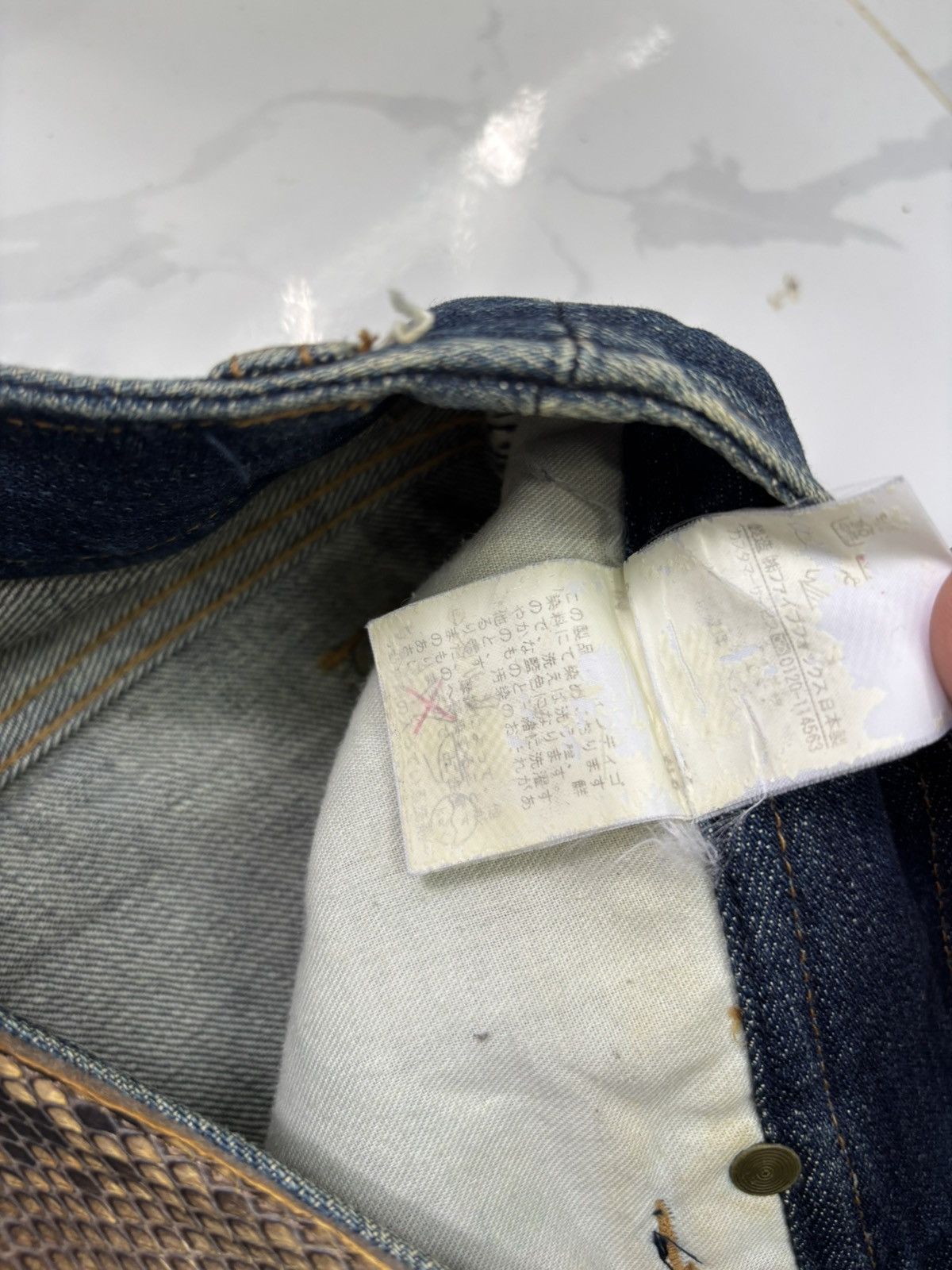 Japanese Brand × Patrick Cox Flare Jeans PATRICK COX WANNABE Flared Denim Jeans Size 28" / US 6 / IT 42 - 12 Thumbnail