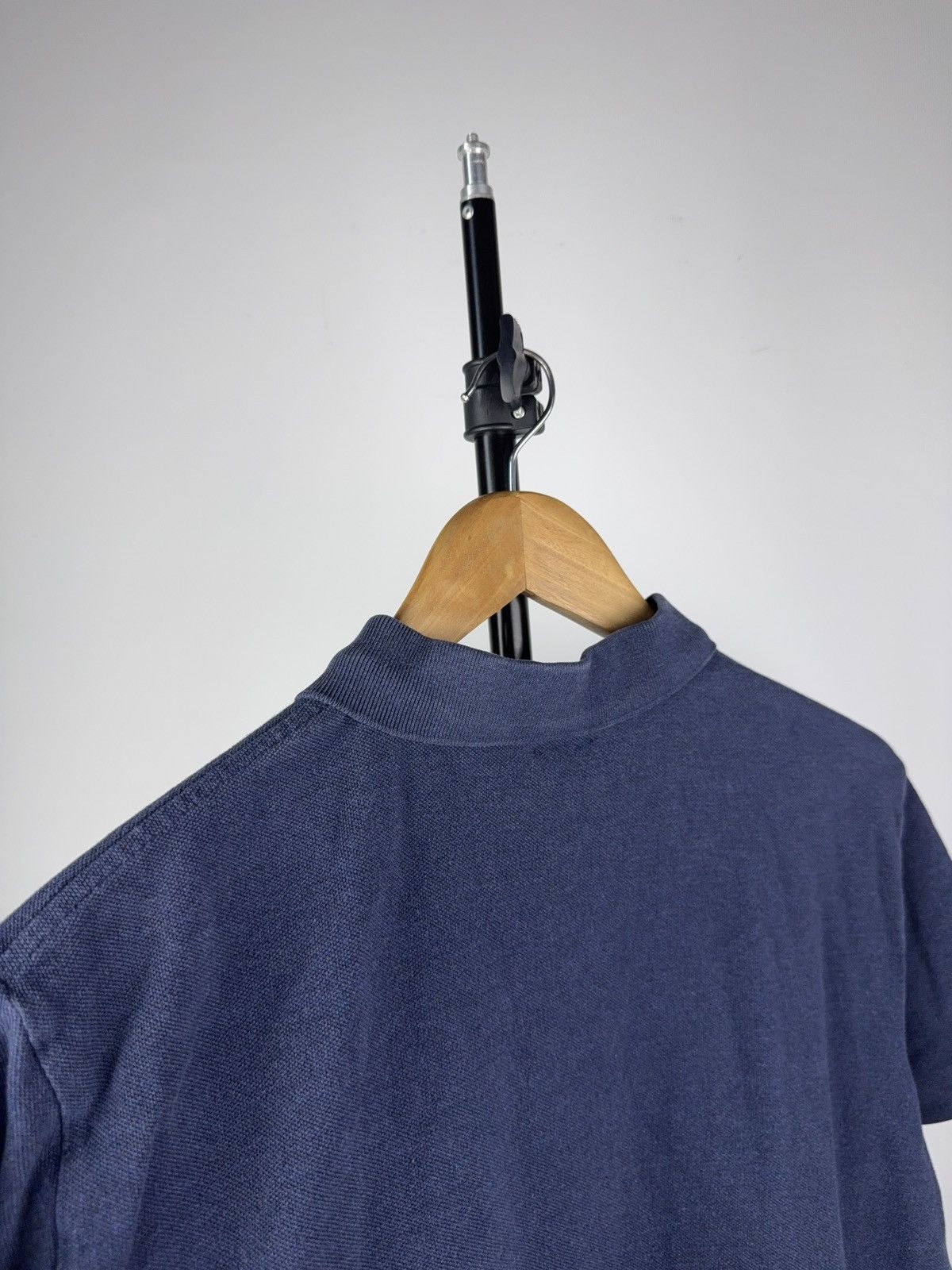 Polo Ralph Lauren Vintage 90s Polo Ralph Lauren Navy Slim Fit Polo Shirt L Size US L / EU 52-54 / 3 - 10 Thumbnail
