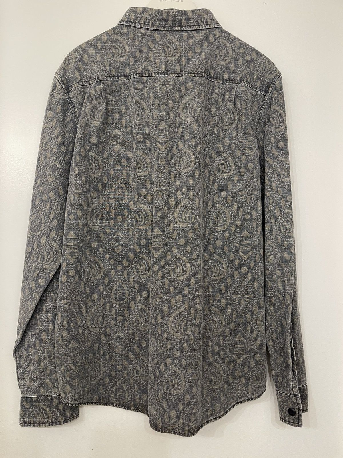 Stussy STUSSY BUTTON UP DENIM LIGHT JACKET SIZE MEDIUM GREY Size US M / EU 48-50 / 2 - 2 Thumbnail