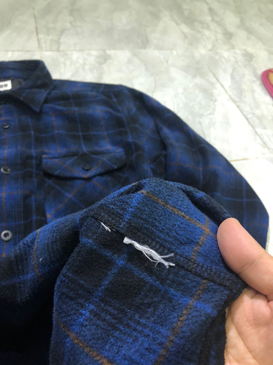 Japanese Brand × Uniqlo Uniqlo Blue Tartan Button-ups Fleece Shirt Size US XL / EU 56 / 4 - 9 Thumbnail