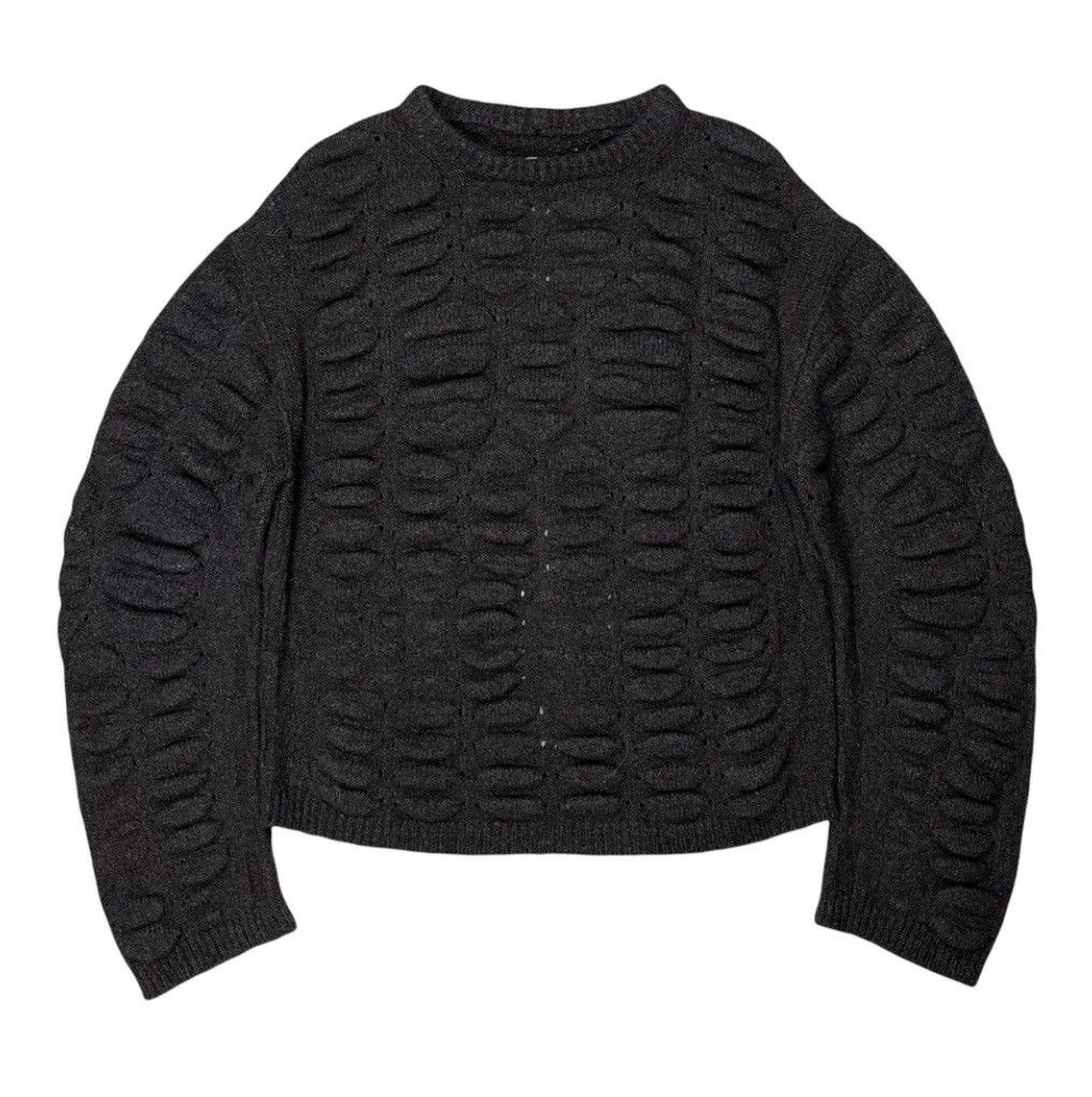 Rick Owens Performa FW20 Runway 3D Textured Knit Sweater Size US L / EU 52-54 / 3 - 2 Thumbnail