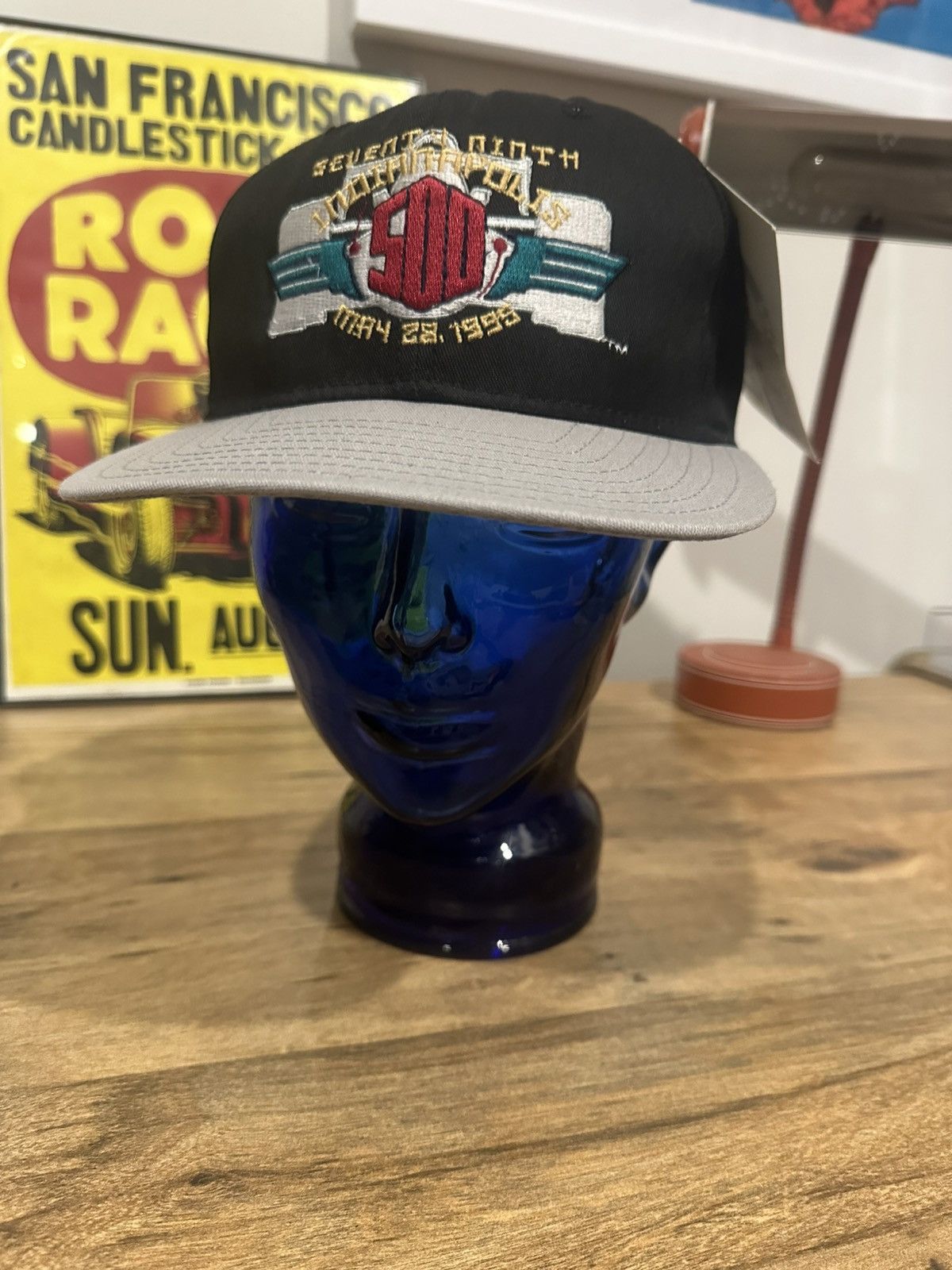 Vintage Vintage 1995 Indianapolis 500 Race Hat Snapback New with Tag Size ONE SIZE - 1 Thumbnail