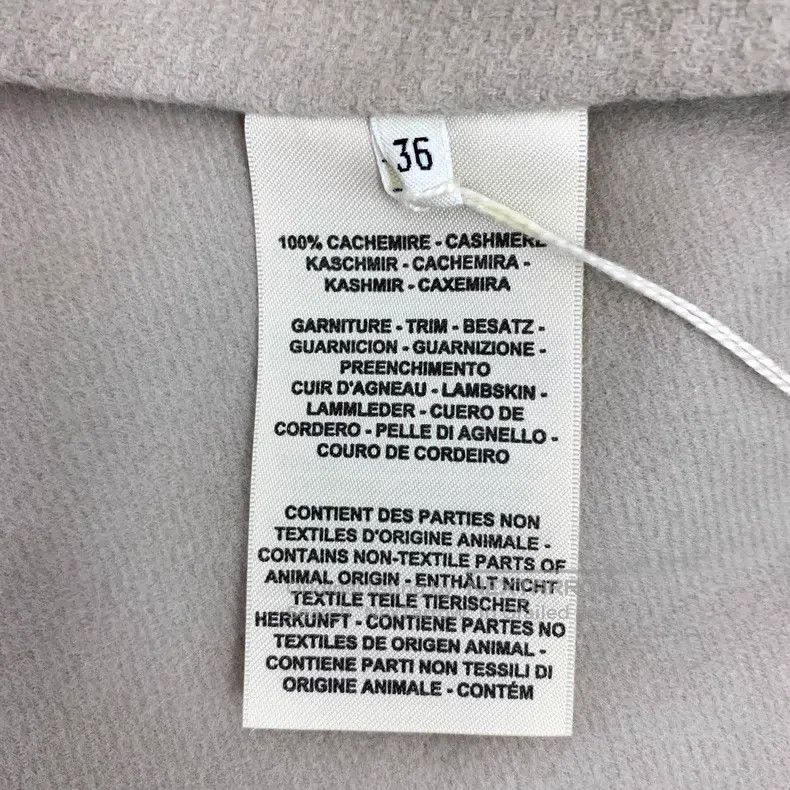 Hermes Hermes 22 Model Beige Cashmere Belt Buckle Coat Size XS / US 0-2 / IT 36-38 - 8 Thumbnail